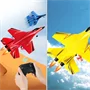 HW-33 minden irányba vezérelhető, távirányítós harci repülőgép habszivacsból - USB-ről tölthető akkumulátorral, világító lámpákkal és futóművel