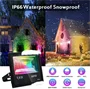 RGB színes telefonról irányítható LED reflektor/Party reflektor - 60W