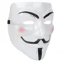 Guy Fawkes maszk - Anonymus maszk - V mint Vérbosszú maszk univerzáis méretben - fehér