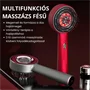 Elektromos fejbőrmasszírozó hajkefe infravörös fénnyel és olajadagolóval 