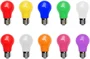 Színes E27 izzók készlet (10 darab)