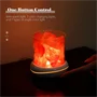LED hangulat sólámpa himalája sókristályokkal és aroma párologtató funkcióval