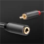UGREEN 2xRCA kábel (Cinch) jack 3.5 mm 25cm