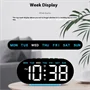 GH8035 ébresztőóra LED világítással