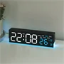 Többfunkciós LED digitális ébresztőóra hangulatvilágítással