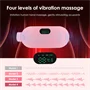 Vibrációs és melegítő menstruációs öv