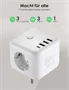 7in1 220V+USB utazó elosztó kocka