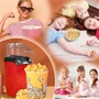 Forrólevegős popcorn készítő gép