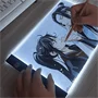 Világító LED rajz- és másolótábla