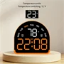 Félköríves LED digitális ébresztőóra