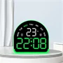 Félköríves LED digitális ébresztőóra