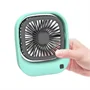 Mini tölthető asztali ventilátor 3 fokozattal